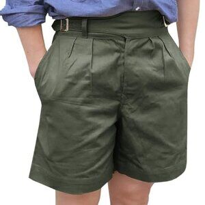 Army Gurka Shorts Mens Military 36 Waist Green Buckles XL
